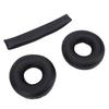 Earpad Headband Protector Set Fit for WH CH520 Headphone Replacement Ear Pads Headband Cover Black