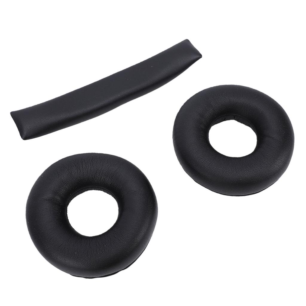 Earpad Headband Protector Set Fit for WH CH520 Headphone Replacement Ear Pads Headband Cover Black
