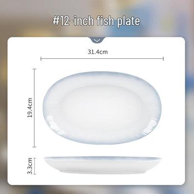 Wutuo Gradient Blue Dinnerware Collection