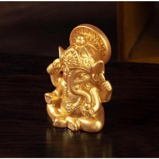 Hinduism Ganesha Elephant Head God Statue Powerful Amulet Gift Protect Travel Health Lucky Rich Blessings Jewelry Vintage Souvenir Gifts