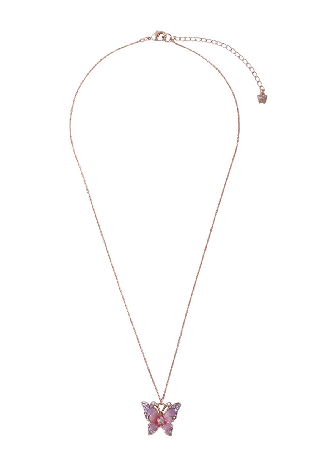 

Anna Sui Butterfly Motif Necklace SAMN201150XP рожевий