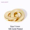 18K Gold Plated Pearls Clasps Fasteners For Bracelets,Connectors Clasps For Jewelry,DIY Necklace Fittings,Supplies For Jewelry