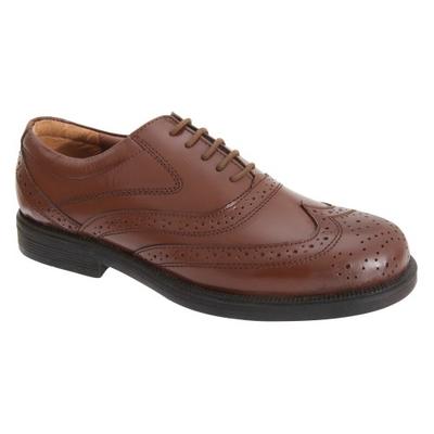 Mens Wing Cap Brogue Oxford Shoes