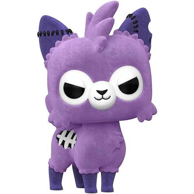Smaczny brzoskwiniowo-lawendowy Zombie Alpaca Flocked Pop! Płyta winylowa