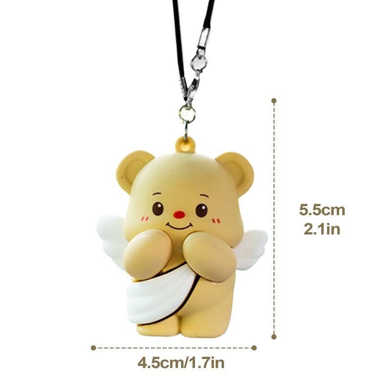 Animal Swinging Car Ornament Hangable Car Charm Car Interior Ornament Cute Car Accessories For Men Women Car Truck Pendant Small