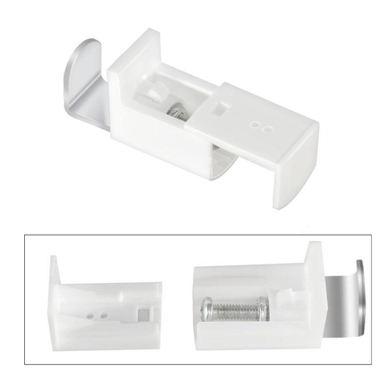4Pcs Pleated Blind Clip Bracket Accessories Set Roller Curtain Shade Clamp for Vertical Blind Repair and Replacement
