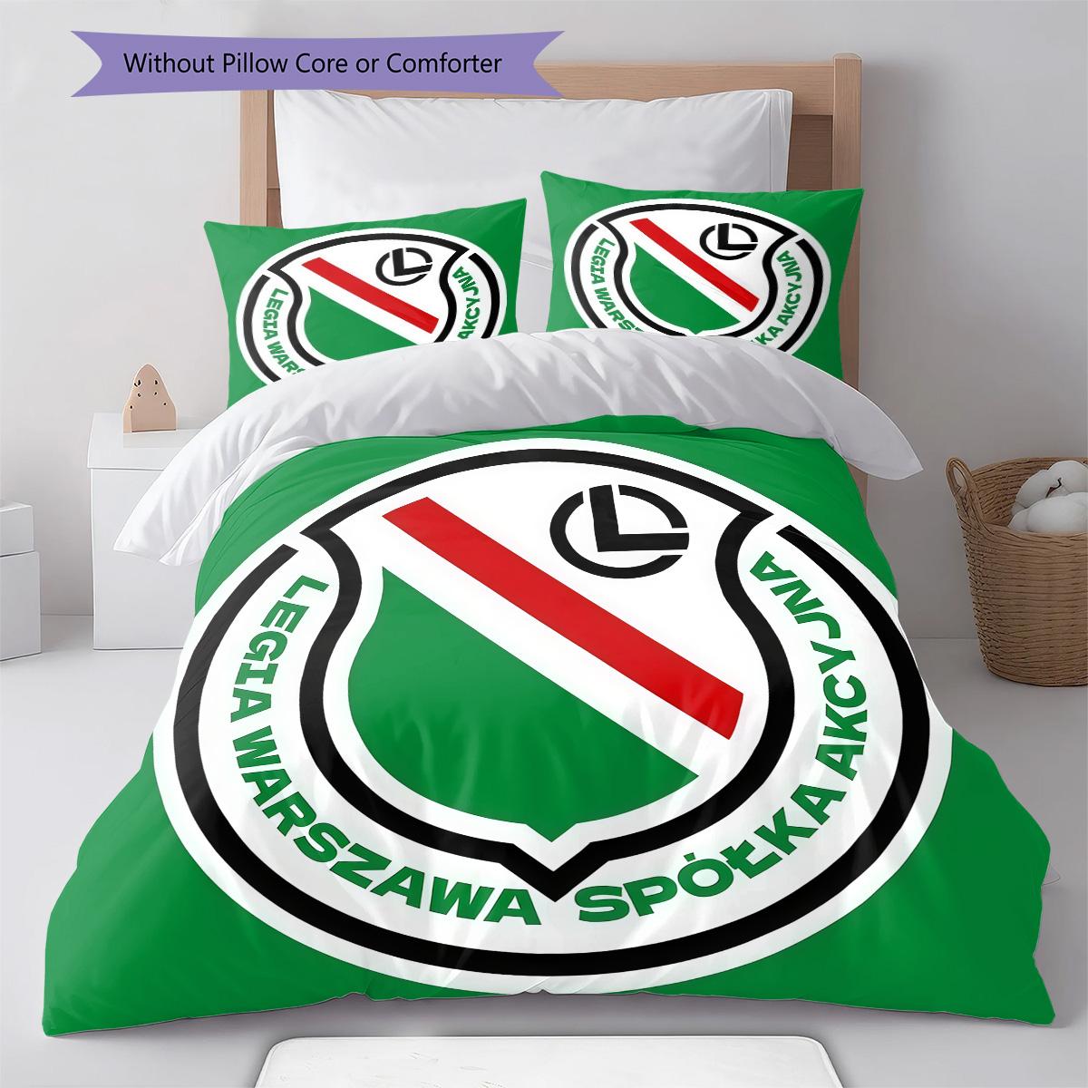 

Legia Warsaw poster Bedding Quilt Set Quilt Cover Pillowcase Home Decoration Birthday Gift (1 * duvet cover + 2 * pillowcase, without core) 135x200cm