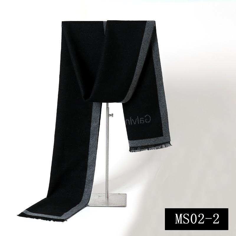 New Fashion Plaid Men Scarves Autumn Winter Pashmina Thick Warm Cashmere Scarf Men'S Business Long Wraps Classic Shawl