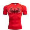 2025 Maglietta a Compressione Uomo Manica Corta Magliette Sportive Fitness Corsa Abbigliamento Sportivo Uomo Palestra Elastica Asciugatura Rapida Maglietta da Jogging RL0659