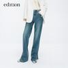 Edition Women's Vintage Flared Jeans with Split Hem