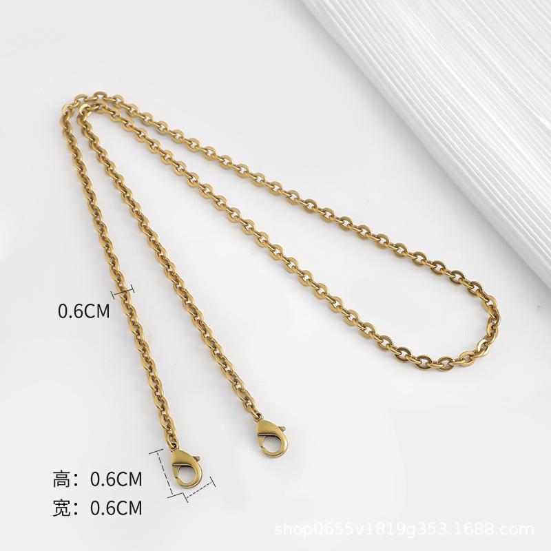 2026 High Grade Bronze Alloy Replacement Bag Chains, Separately Sold Metal Strap Accessories for Underarm Bag DIY Modification