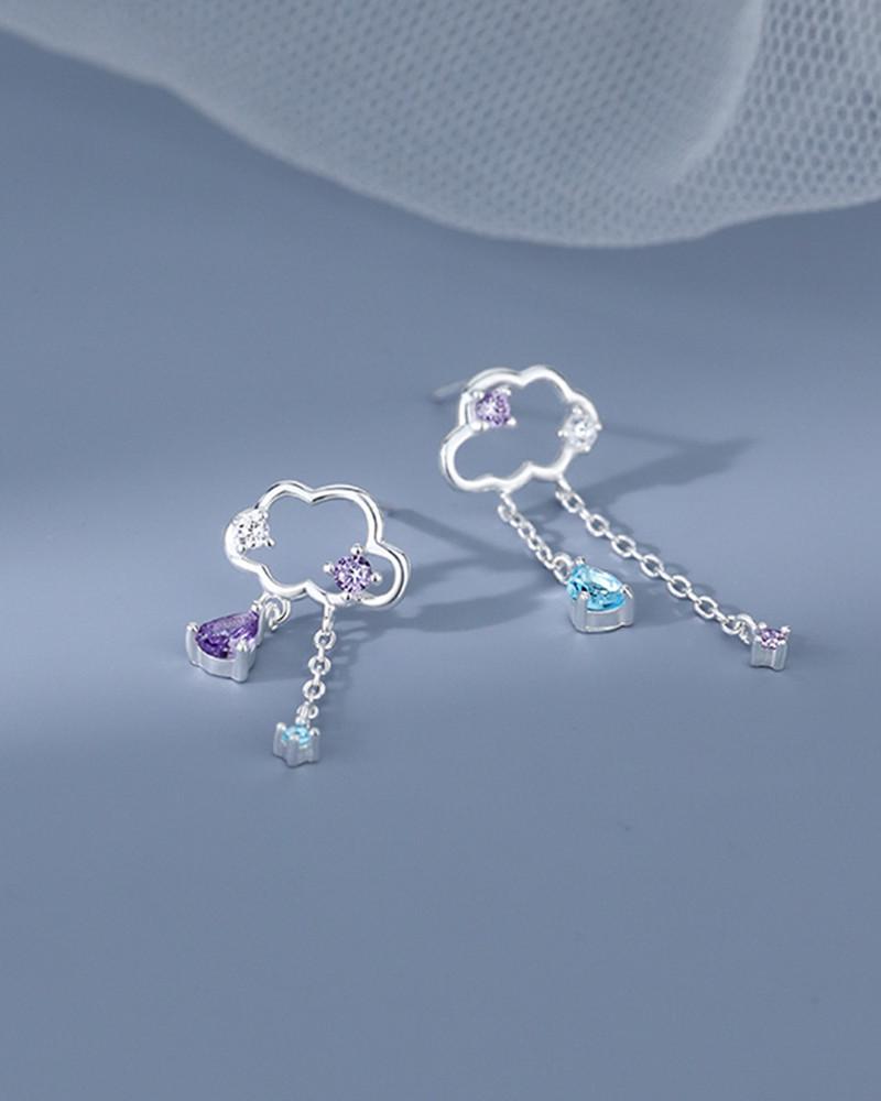 2022 Trend: Women's Light Luxury Cloud Earrings with 925 Silver Needle