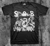 S.O.B. 'Leave Me Alone' T Shirt (Napalm ENT Assuck Insect Warfare Dystopia) Unisex T-Shirt