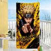 Naruto Character Personalized Text Beach Towel Soft Durable Quick-Dry Ideal for Travel Outdoor Swim Pool Yoga Surf Camping Hiking Gym Gift Holiday