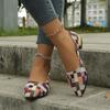 Scarpe da Donna alla Moda in Saldo 2024 Nuova Moda Décolleté da Donna Punta Affilata Colori Misti Scollo Basso Tacco Quadrato Décolleté Professionali Quotidiani