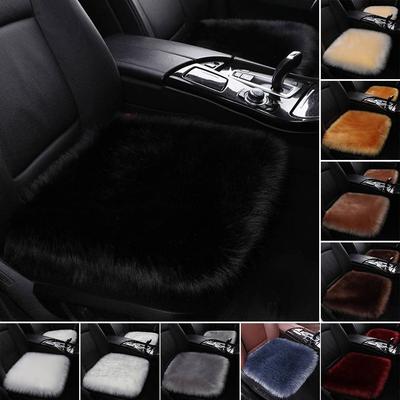 Car Accessories Long Car Seat Cover Warm Thick Car Seat Cushion Automotive Interior Washable Square Cushion Car