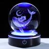 Qianwei Crystal Ball Bear Whale Goods Anniversary Birthday Present Boyfriend Women Popular Object Interior Cute Goods K9 Crystal Ball Glasswork Whale