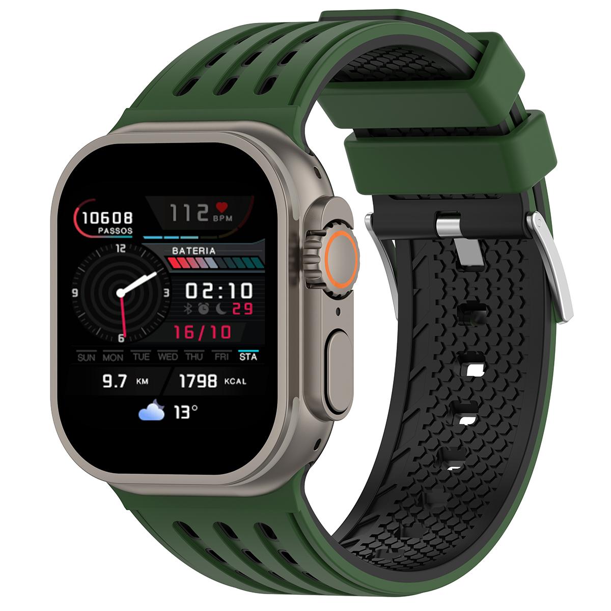 

Силиконовые ремешки для Apple Watch Ultra 3/2 49 мм 46 45 44 42 мм спортивный силиконовый браслет correa для IWatch Series 11 10 9 8 7 6 5 SE 42 44 45mm