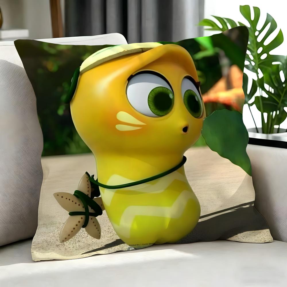 cartoon Larva Cushion Cover Cushion Cover Set Pcs x x x Pillowcase Decorative Sofa Home Decor