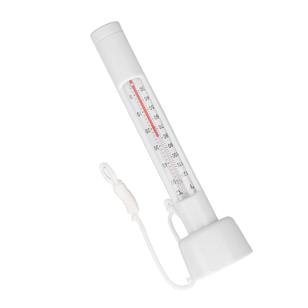 Pool Thermometer Transparent Color Waterproof Durable 0 To 50 Celsius Easy Reading Swimming Pool