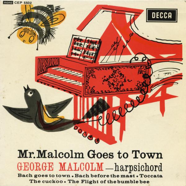 

7inch Record GEORGE MALCOLM Mr Malcolm Goes To Town CEP5502 DECCA 1962 UK Classical Used