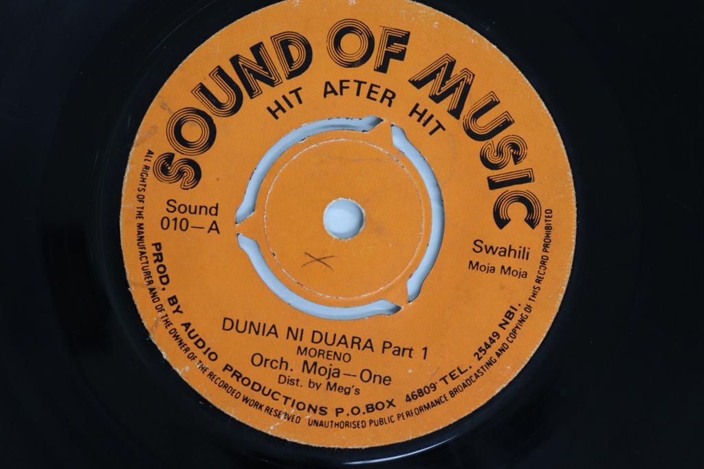 7inch Record ORCHESTRA MOJA ONE - Dunia Ni Duara SOUND010 Sound Of Music Kenya World Music Used