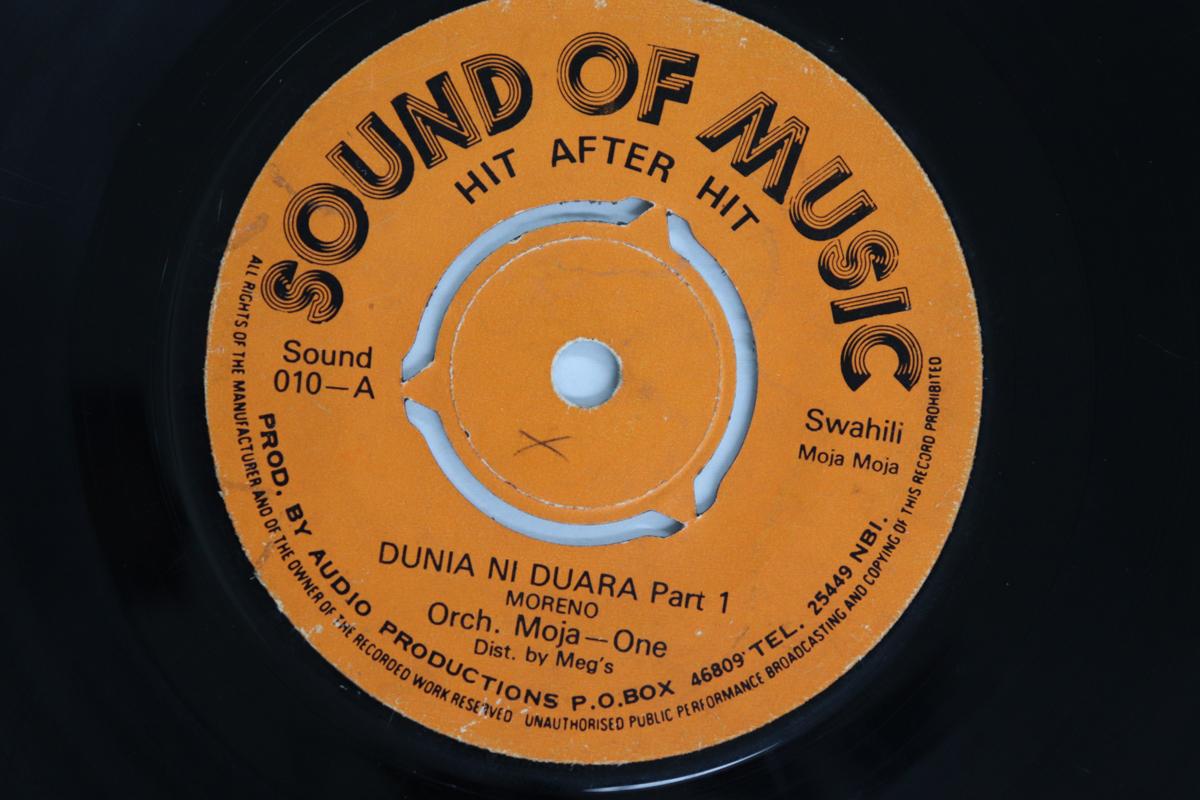 

7inch Record ORCHESTRA MOJA ONE - Dunia Ni Duara SOUND010 Sound Of Music Kenya World Music Used