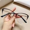 Women High Quality Gradient Color Glasses for Women High Quality Anti Blue Light Flat Mirror Glasses Oversized Eyeglasses