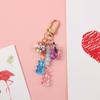 Cute Acrylic Floating Fruit Bag Pendant Candy Keyholder Bear Key Chain Key Ring Fashion Accessories