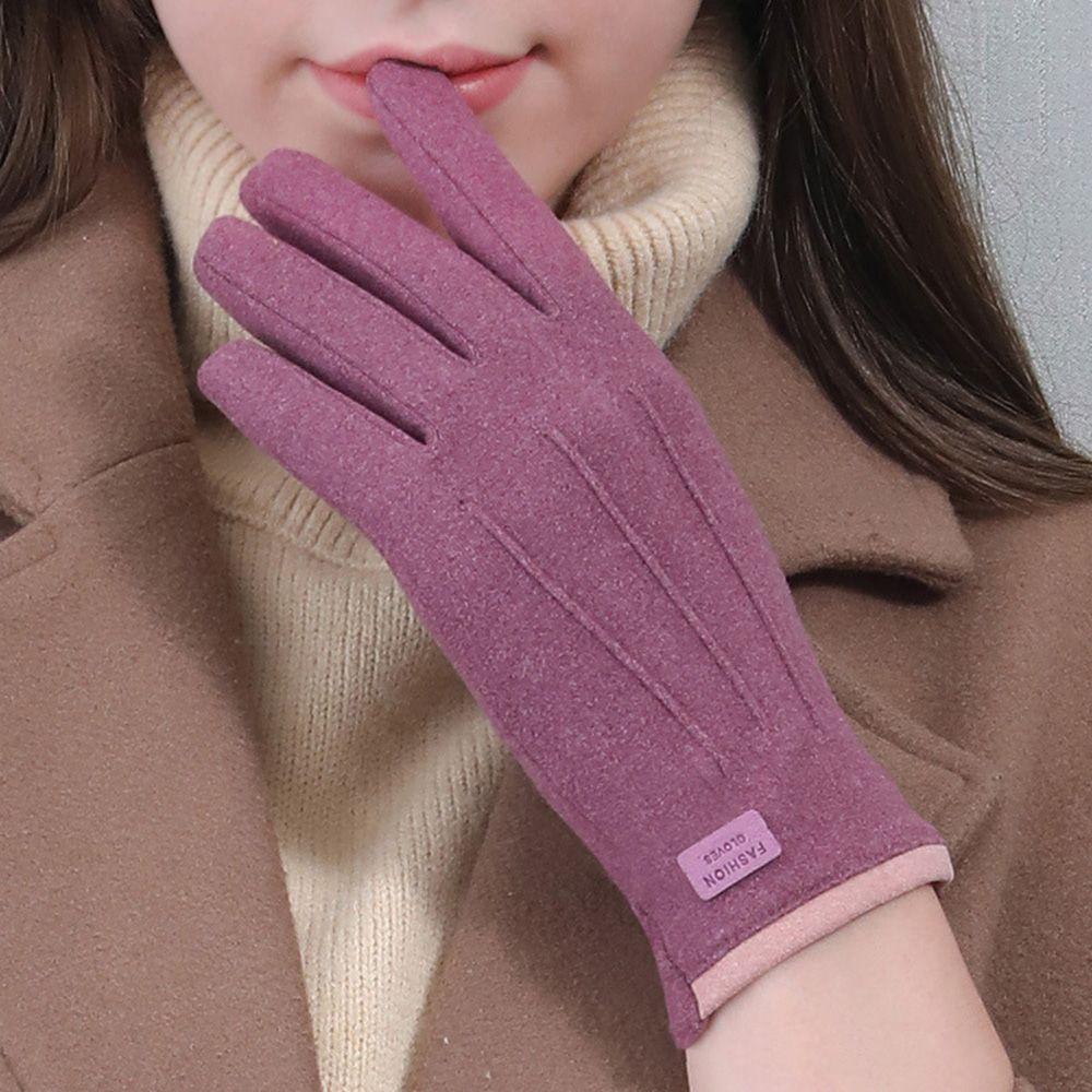 Cold Protection Windproof Touch Screen Gloves Warmer Mittens Women Gloves Cycling Gloves