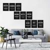 9Pcs Motivational Wall Art pirational Quote Canvas Painting Success Entrepreneur Phrases Wall Decor Positive Affirmation Poster Prints for Bedroom