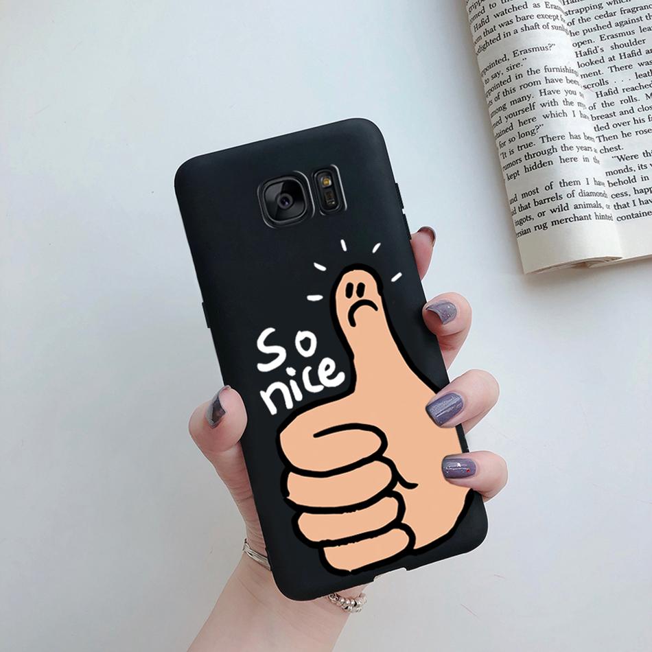 Cute Cat Cactus Silicone Case For Samsung Galaxy S6 Edge S7 Edge Cover Soft Slim Funda For Samsung S6 S7 Edge S6edge S7edge Case