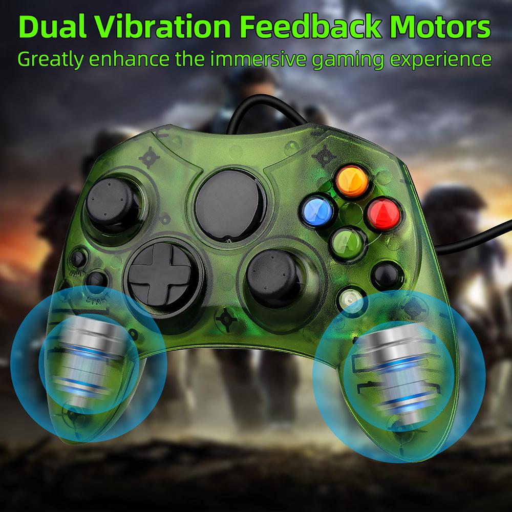 Wired Game Controller for Xbox Old Generation Wired Gamepad Gaming Joystick Joypad for Microsoft Xbox