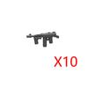 Military Building Blocks Accessories Soldier Figures Weapons Box Rifle Submachine Gun AKM Shield Mini Brick Toy K003 Gift