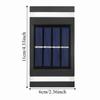 Super Bright Solar LED Light Waterproof Wall Mount Lamp Wall Washer Light  Interior Decoration