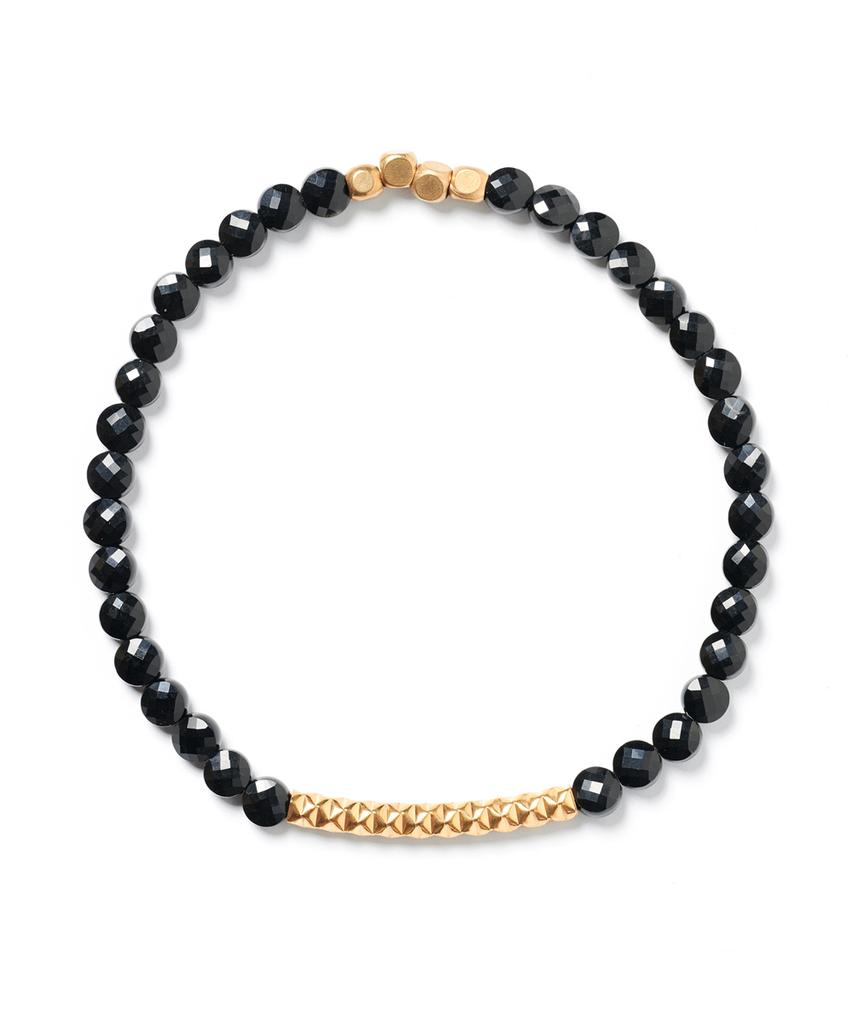 Polalita Black Gold Point Bracelet (Plt-Br-070_Bk)