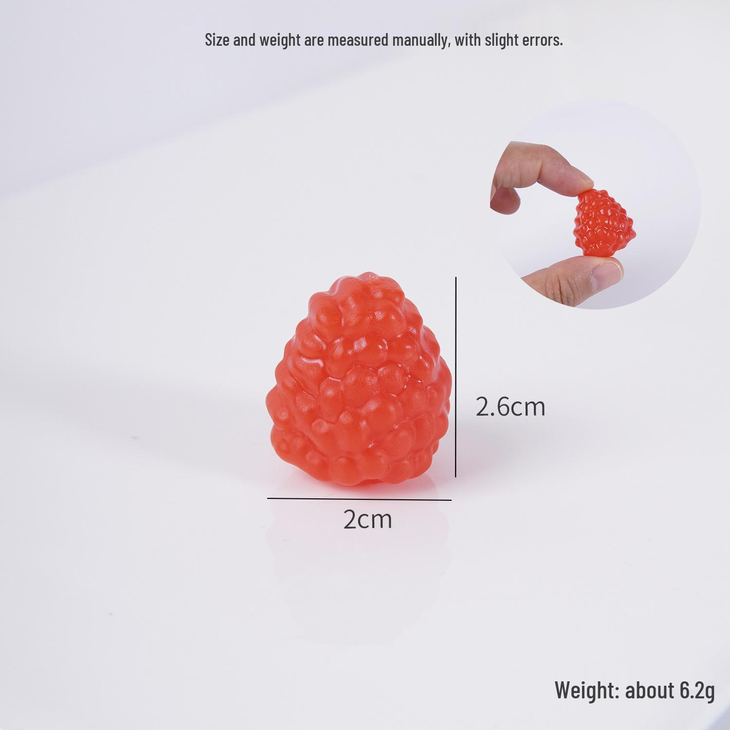 PVC Simulation Large Raspberry Blackberry Fruit Model DIY Edible Toy Mini Kitchen Ingredients Props