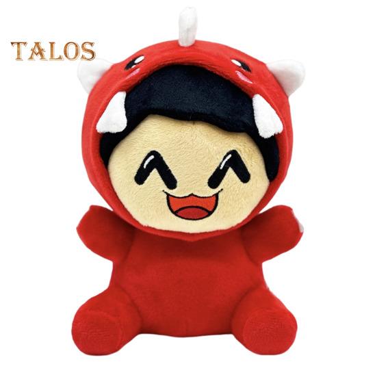 

Плюшевая кукла-игрок, милая плюшевая подушка, приятель, мягкая подушка-персонаж, любимая игрушка-подушка для фанатов игр на Хэллоуин, Рождество, день рождения красный