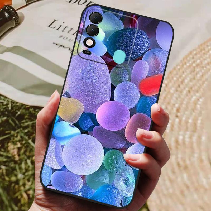 Für Tecno Spark 8 Hülle 8C Silikon Rückabdeckung Handyhülle für Tecno Spark 8 8P 8C Spark8 P Hüllen Spark8P Weicher Stoßfänger coque Fundas