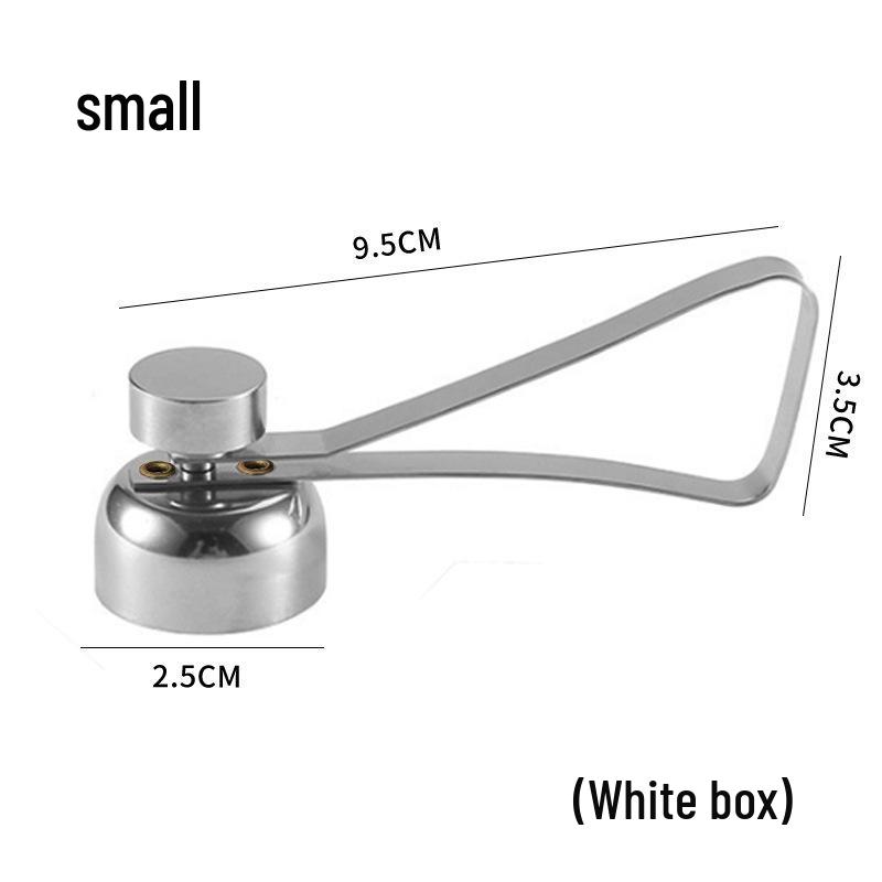 

5-Piece Stainless Steel Egg Slicer and Opener Set with Holder and Spoon