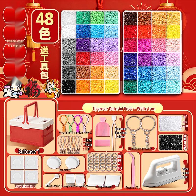 Pin Beans 3D Material Pack - Full Set: 264 Colors, 2.6mm Tools, Mard-Compatible