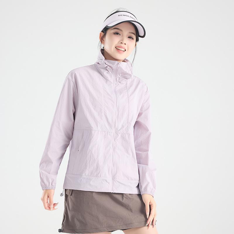 UPF10 + Ice Silk Sunscreen Clothing Men's Summer Couples Outdoor Sports Sunshade Jacket UV Protection Sunscreen Clothing