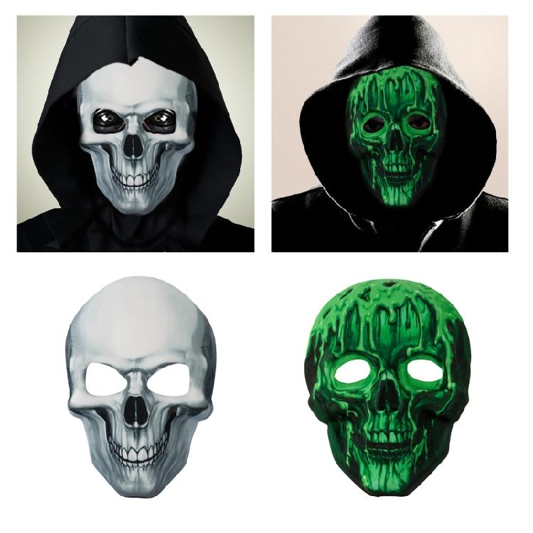 Skull Face Mask Masquerade Mask Full Face Mask Halloween Party Costume Accessory For Men Women Masquerade Cosplay