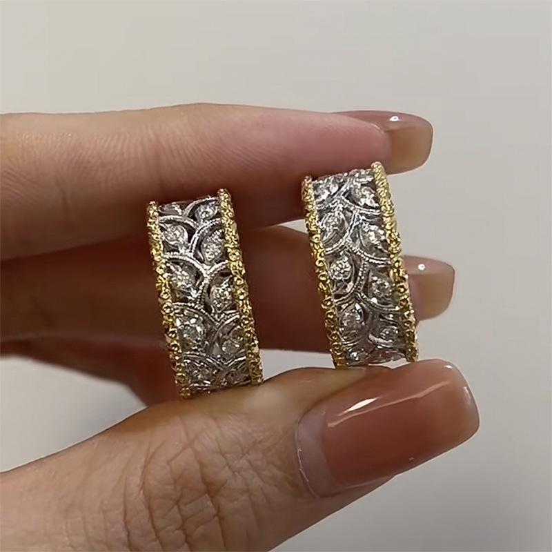 Luoxi Temple Jewelry: 925 Sterling Silver Retro Hollow Ring for Women - New Light Luxury Style