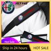 Car Stickers For Alfa Romeo 1/2pc Car Safety Belt Cover Adjustable Seat Belt Cover for Alfa Romeo Spider Giulia Giulietta 147 15