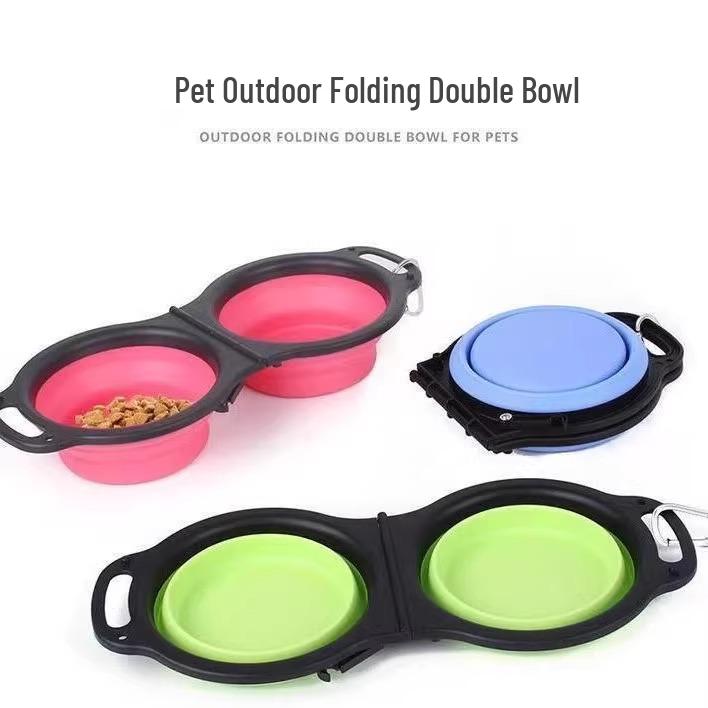 

Скидка для новичков: Портативная складная силиконовая дорожная миска для домашних животных для кошек и собак