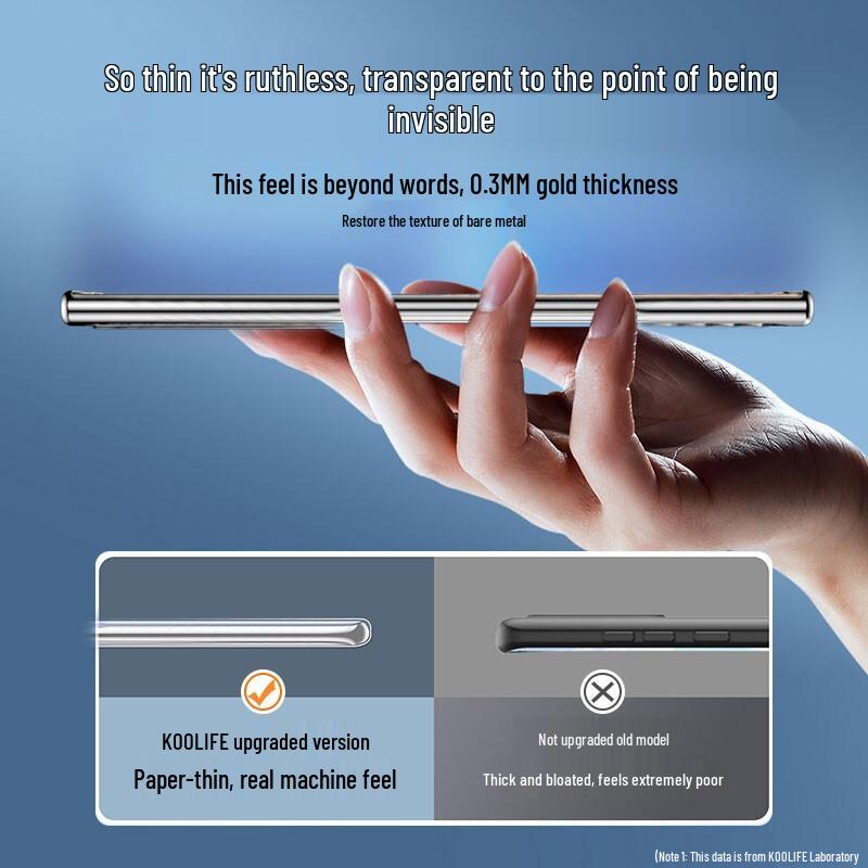 KOOLIFE Clear Anti-Drop Phone Case for Samsung Galaxy