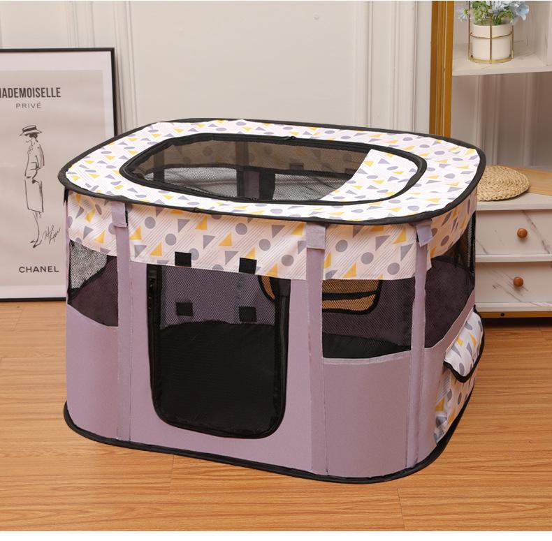 Pet Supplies Cat and Dog Villa: Spacious Tent and Enclosed Fence for Kittens and Puppies