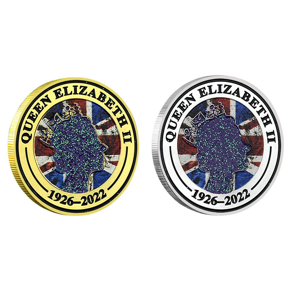 Reine d'Australie, Pièces de la Reine Elizabeth II, 1926-2022, Emblème de l'Angleterre, Médaille Métallique