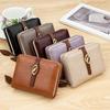 Womens Fashion Leather Wallet With Multiple Card Slots And Coin Pocket For Daily Use